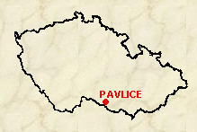 Pavlice na map esk republiky