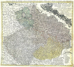 Majerova mapa eskch zem z roku 1747-1748